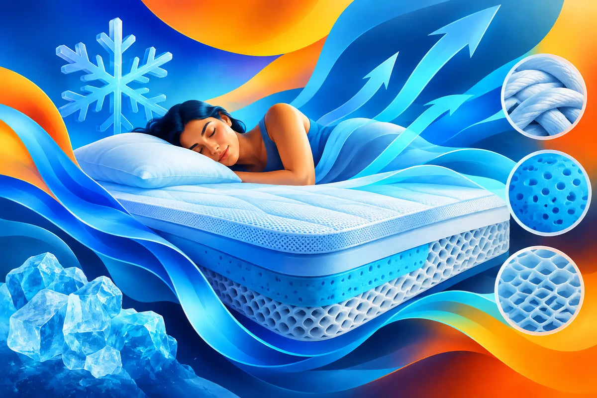 Best Cooling Mattress Materials for Hot Sleepers