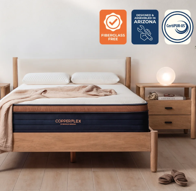 ब्रुकलिन बिस्तर कॉपरफ्लेक्स प्रो 