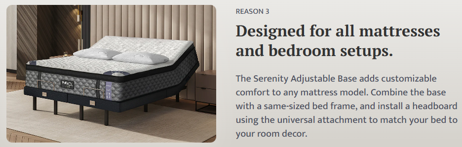 Puffy Adjustable Bed Frame