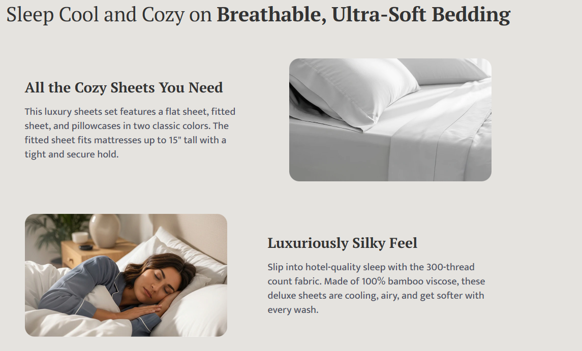 Puffy SIGNATURE Sheets Set