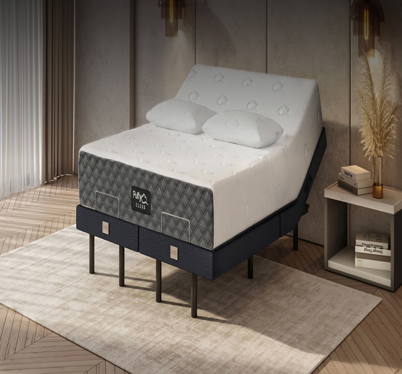 Puffy Smart Beds CLOUD Mattress W/ Adjustable Base