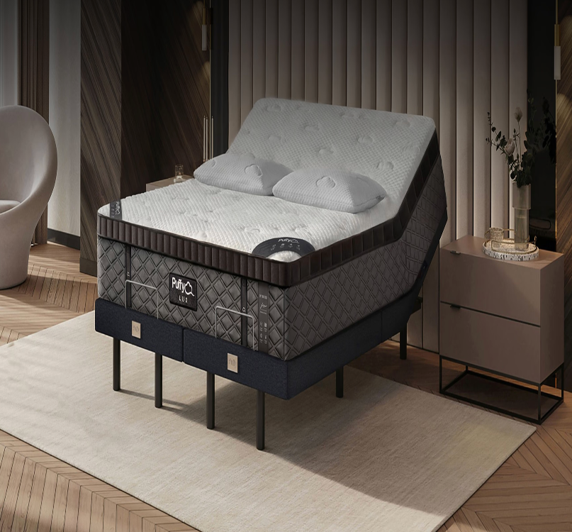 Puffy Smart Bed LUX Mattress W/ Adjustable Base