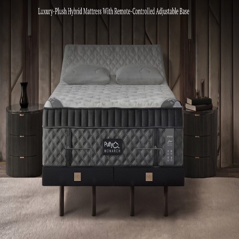 Puffy Smart Beds MONARCH Mattress W/ Adjustable Base
