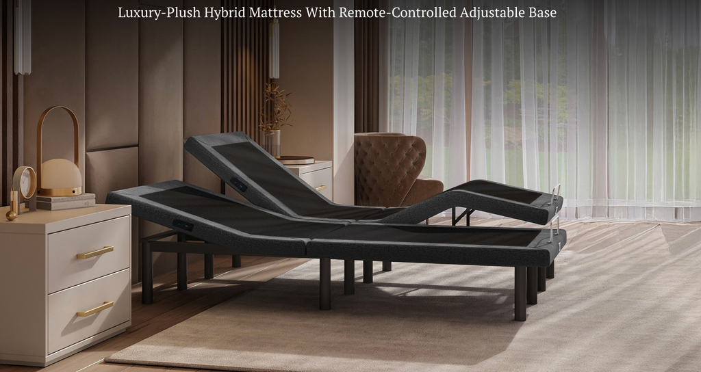 Puffy Smart Beds MONARCH Mattress W/ Adjustable Base