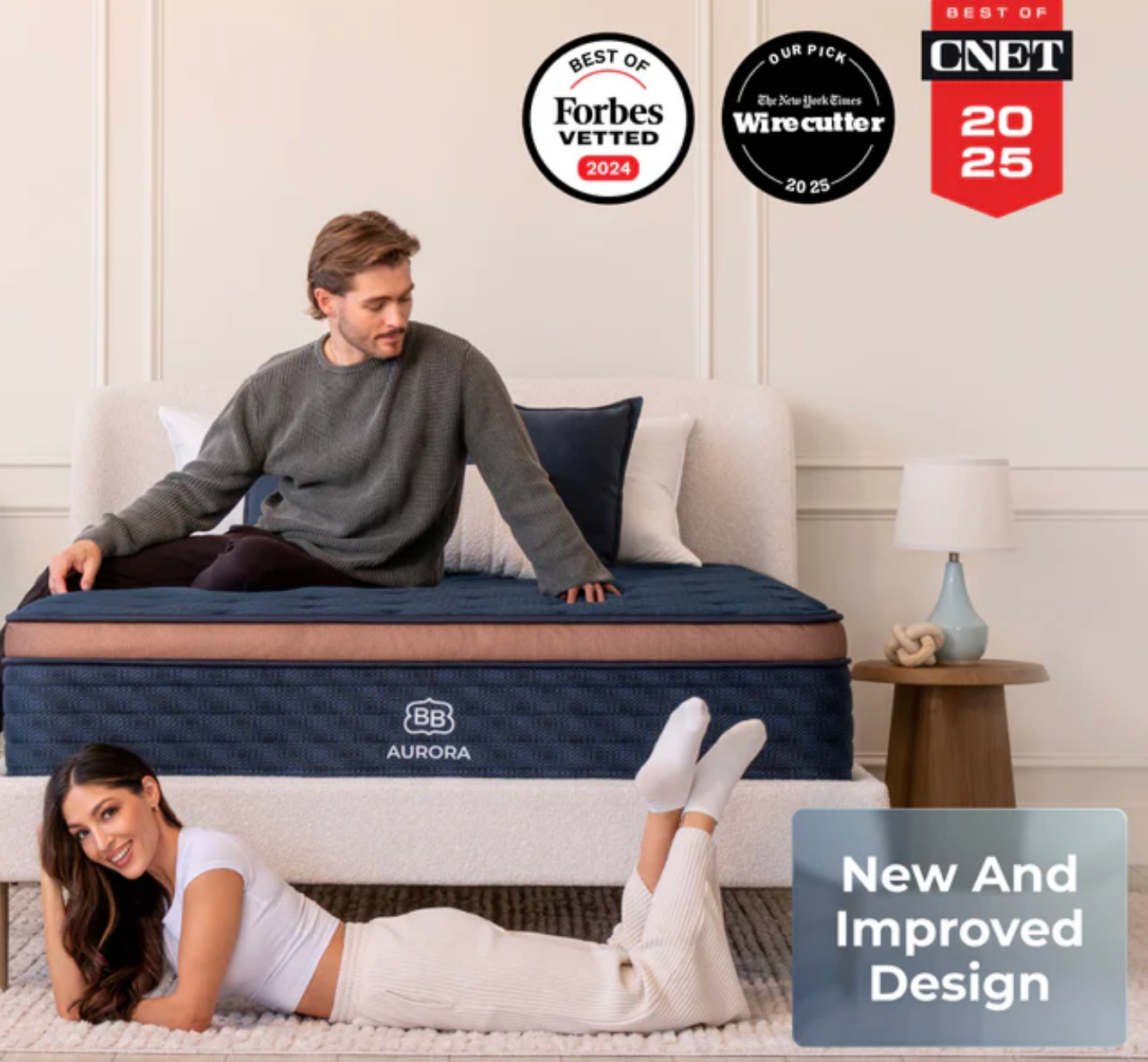 Brooklyn Bedding Aurora Luxe Cooling