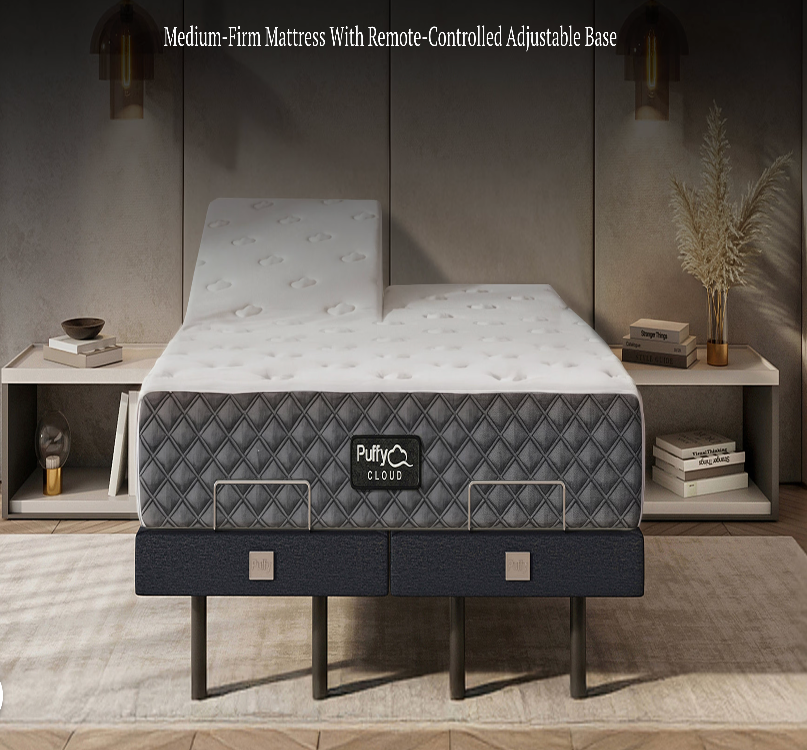 Puffy Smart Beds CLOUD Mattress W/ Adjustable Base
